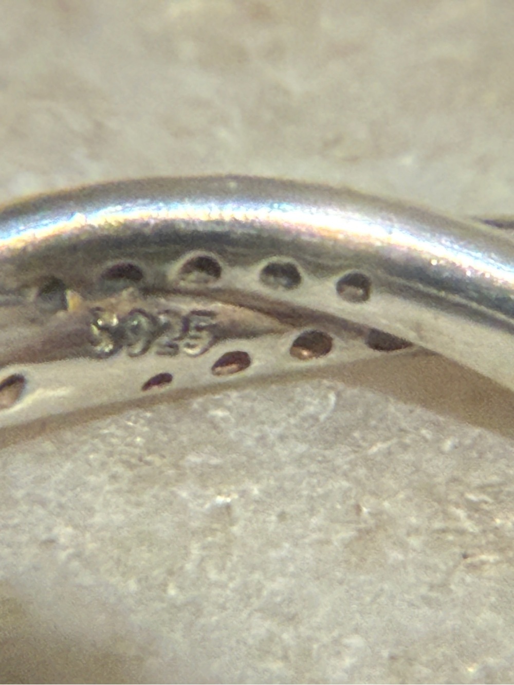 Pandora Silver Twisted Ring - Picture 6 of 7